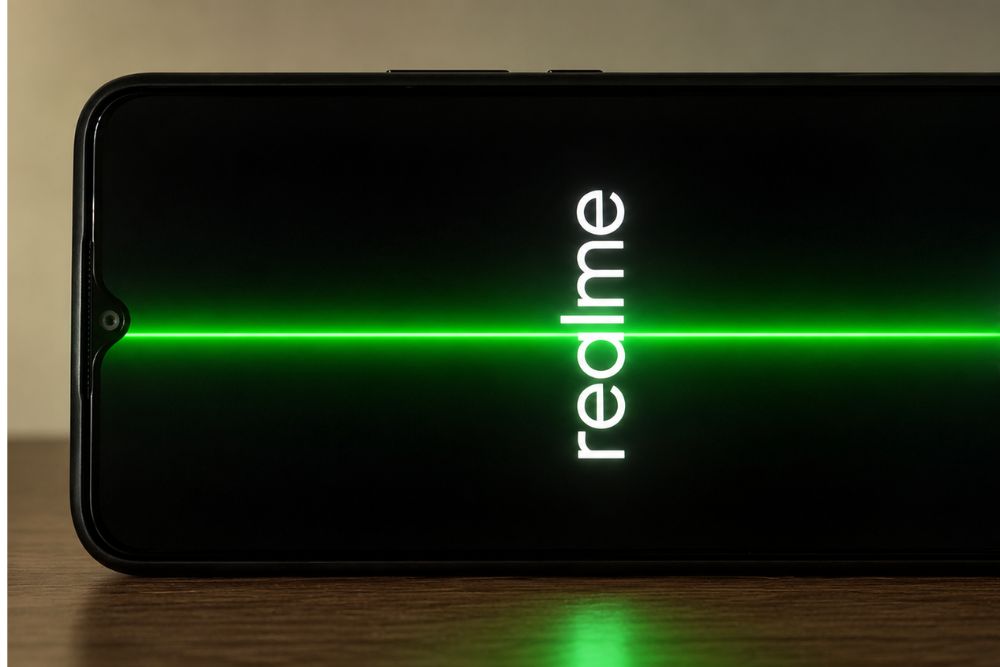 Green Line on Realme Phone Screen